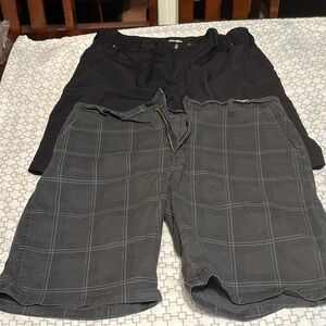 Wrangler Black Casual Shorts